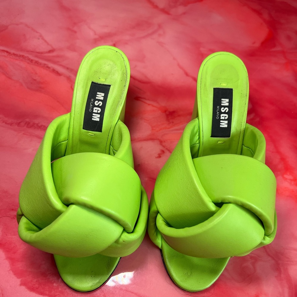 MSGM HEELED SANDALS PERFECT CONDITION WORN ONCE